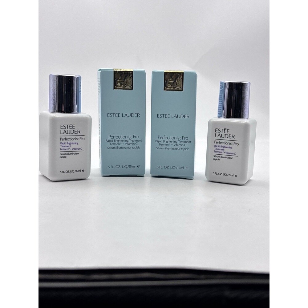 2 x Estee Lauder Perfectionist Pro Rapid Brightening Treatment Vitamin C 0.5 oz